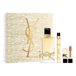 Yves Saint Laurent Coffret Libre EDP 90ml 3fl.oz. + EDP 10ml 0.33fl.oz. + Lipstick 1.3g net wt.0.04oz.