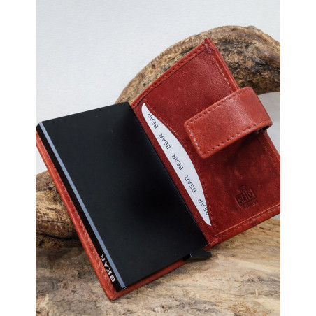 Bear Carteira Pele 6813 Red